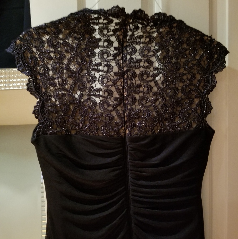 Long blue formal gown